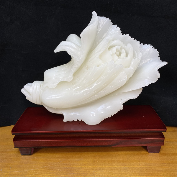 家居装饰手工大号白菜摆件办公室客厅玄关中式高档摆设礼品工艺品