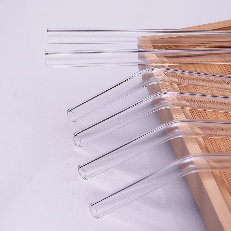 玻璃吸管非一次性透明耐热水杯子吸管长女学生韩版可爱吸管粗批发