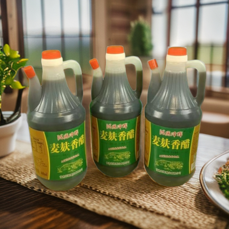 甘肃麦麸香醋正宗口味实惠装拍一发三800mlX3 纯粮食醋纯手工陈醋