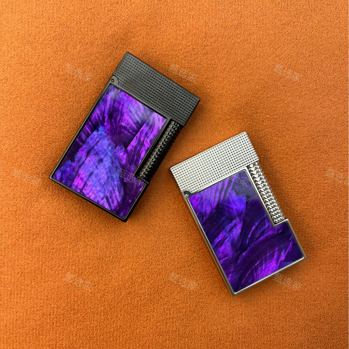 流光彩贝充气钢音黄铜侧滑贝壳朗声机生日礼物创意精品轻奢打火机