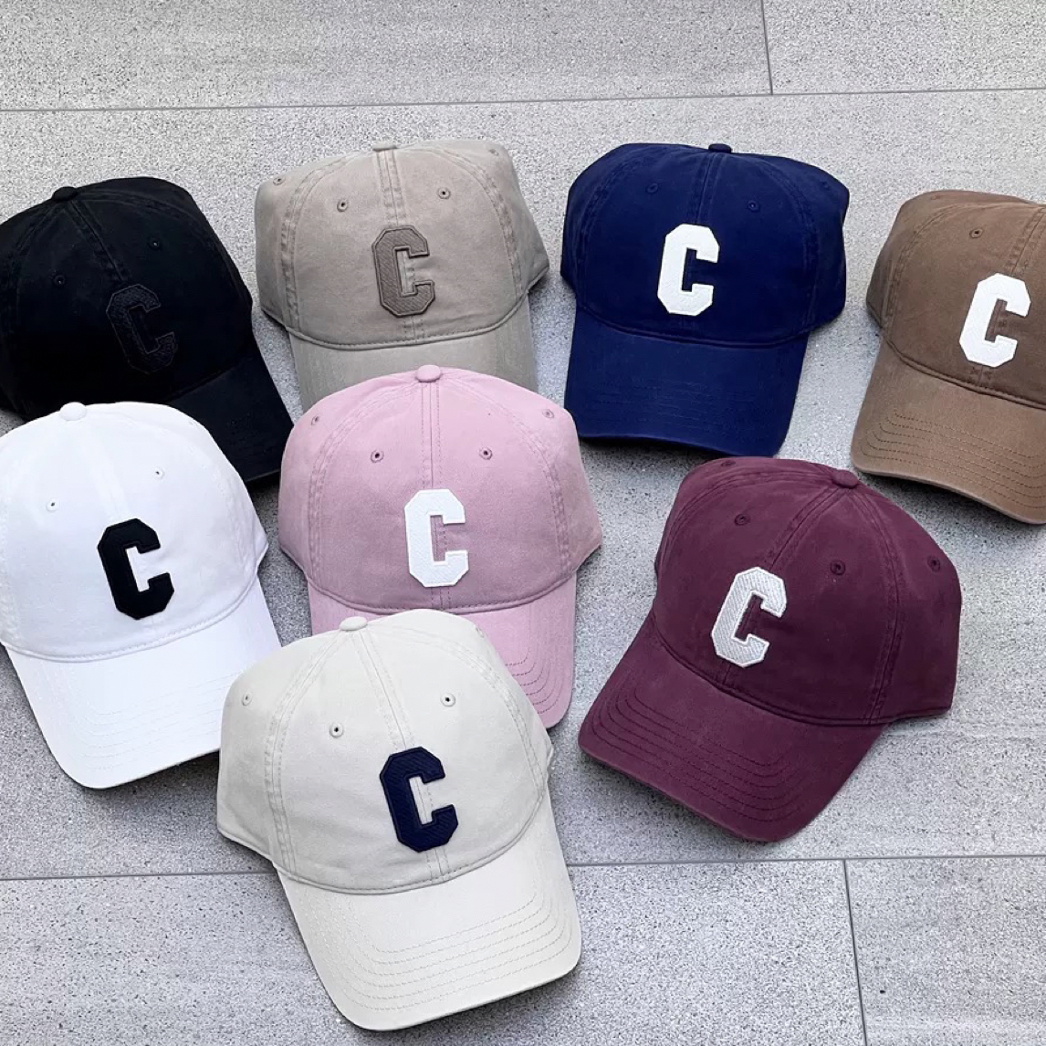 大C帽子男女高级感碳素软顶棒球帽ins潮牌显脸小韩版遮阳鸭舌帽