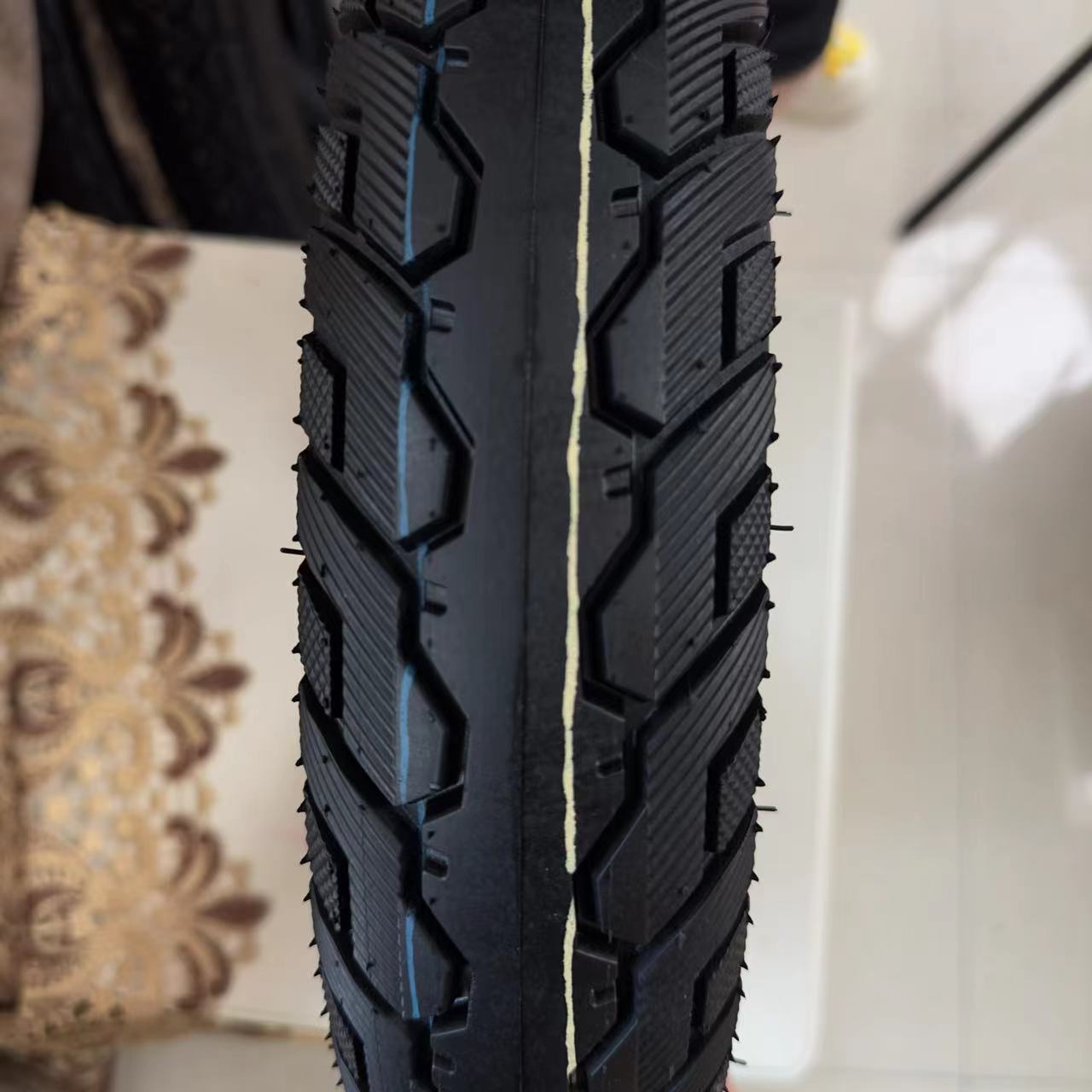 10条钢丝胎钻石花3.00-10真空6层级建大鳄鱼统一电动车外胎骑行耐