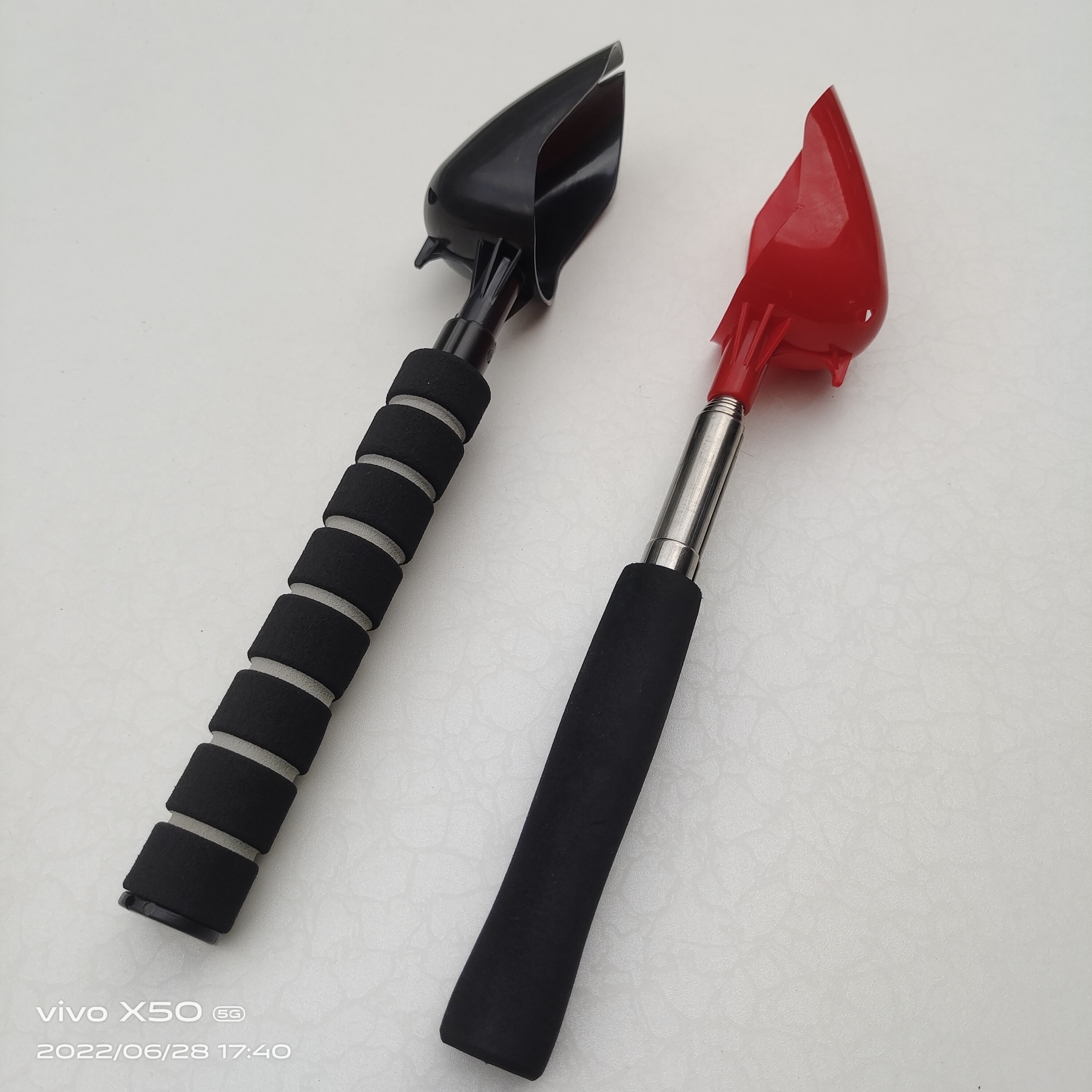 铝合金伸缩便携式打窝勺打饵器打窝器防转可伸缩垂钓饵料勺渔具