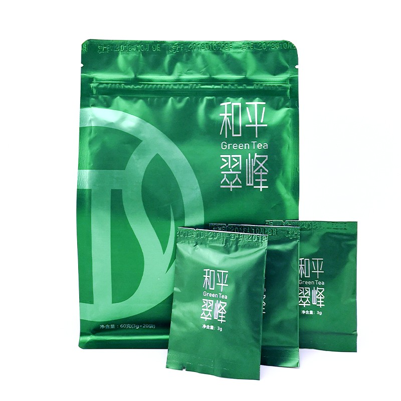 2024新茶紫阳富硒茶产区 和平翠峰二级绿茶3克袋60克装耐泡