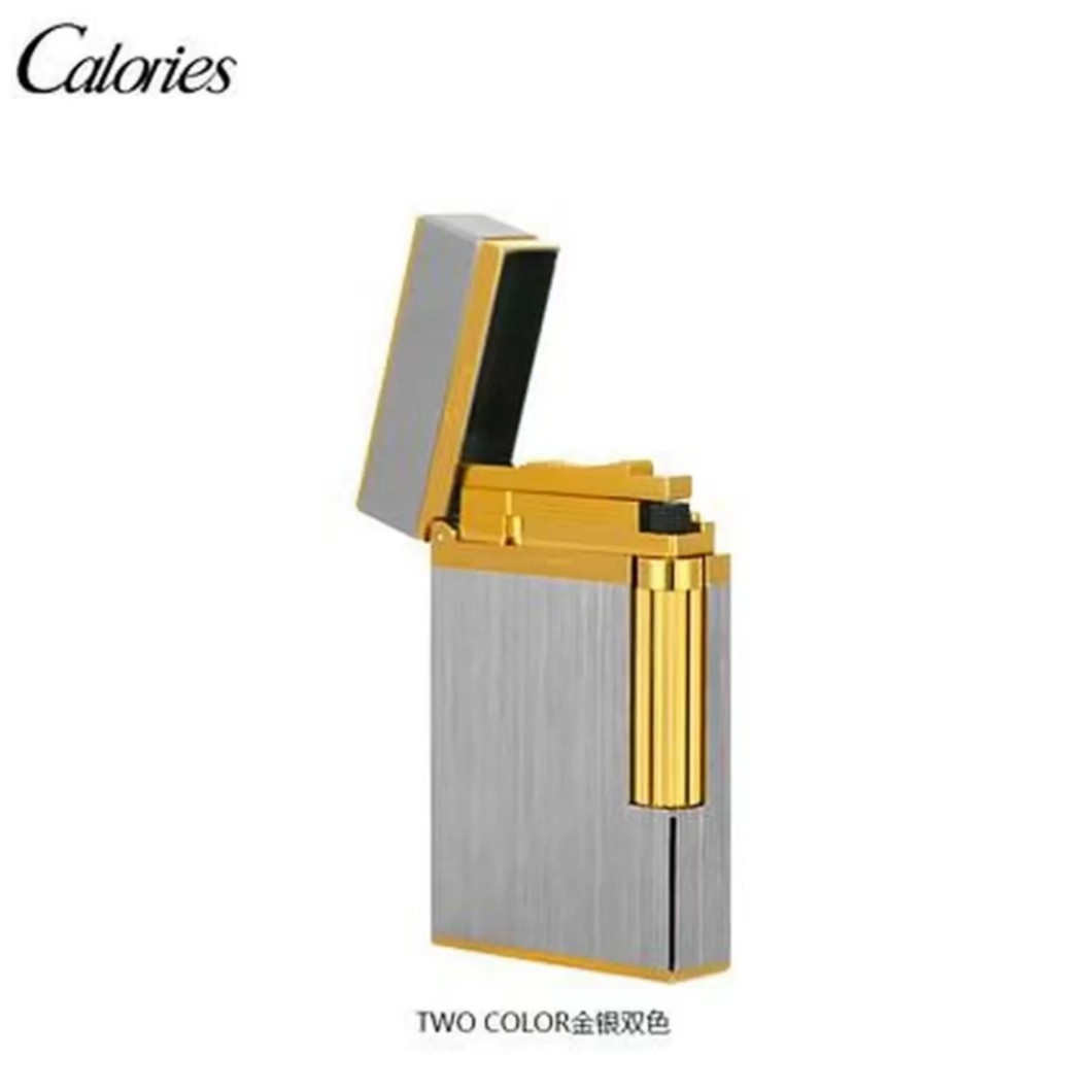 经典拉丝时尚简约创意充气个性潮男士朗声打火机高端精致耐用送礼