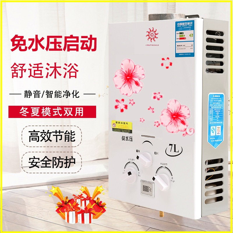 煤气液化气热水器家用款燃气表煤气阀液化气节能洗澡即热式
