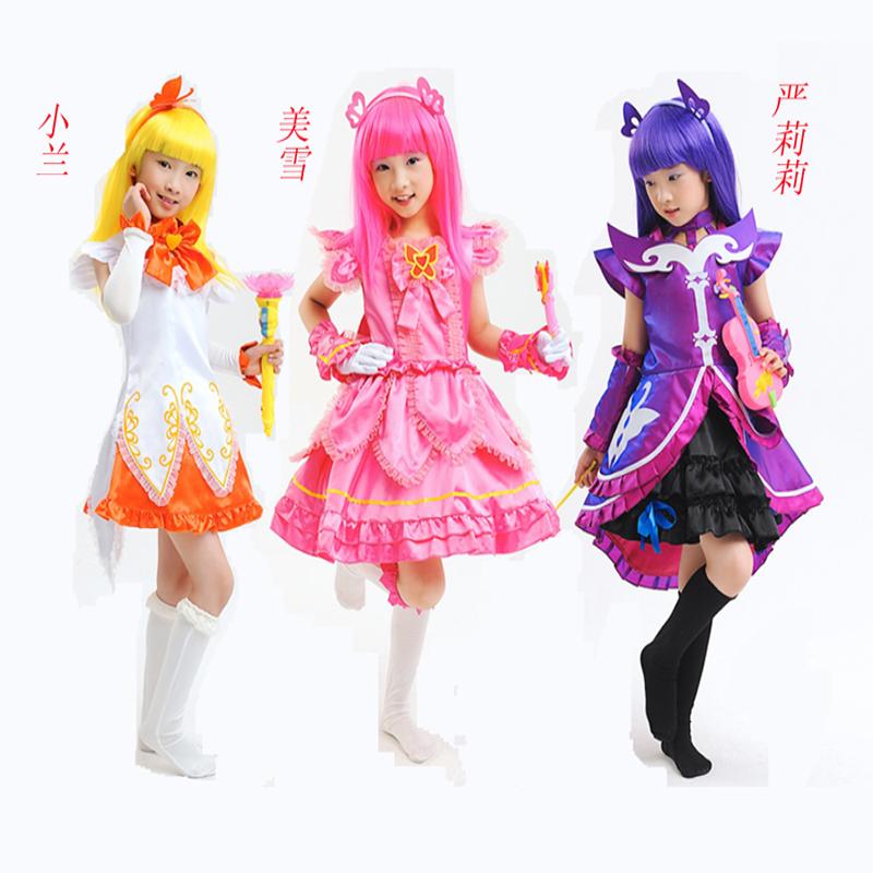 巴啦啦小魔仙服装美雪衣服美琪服装小兰衣服严莉莉衣服套装巴拉拉