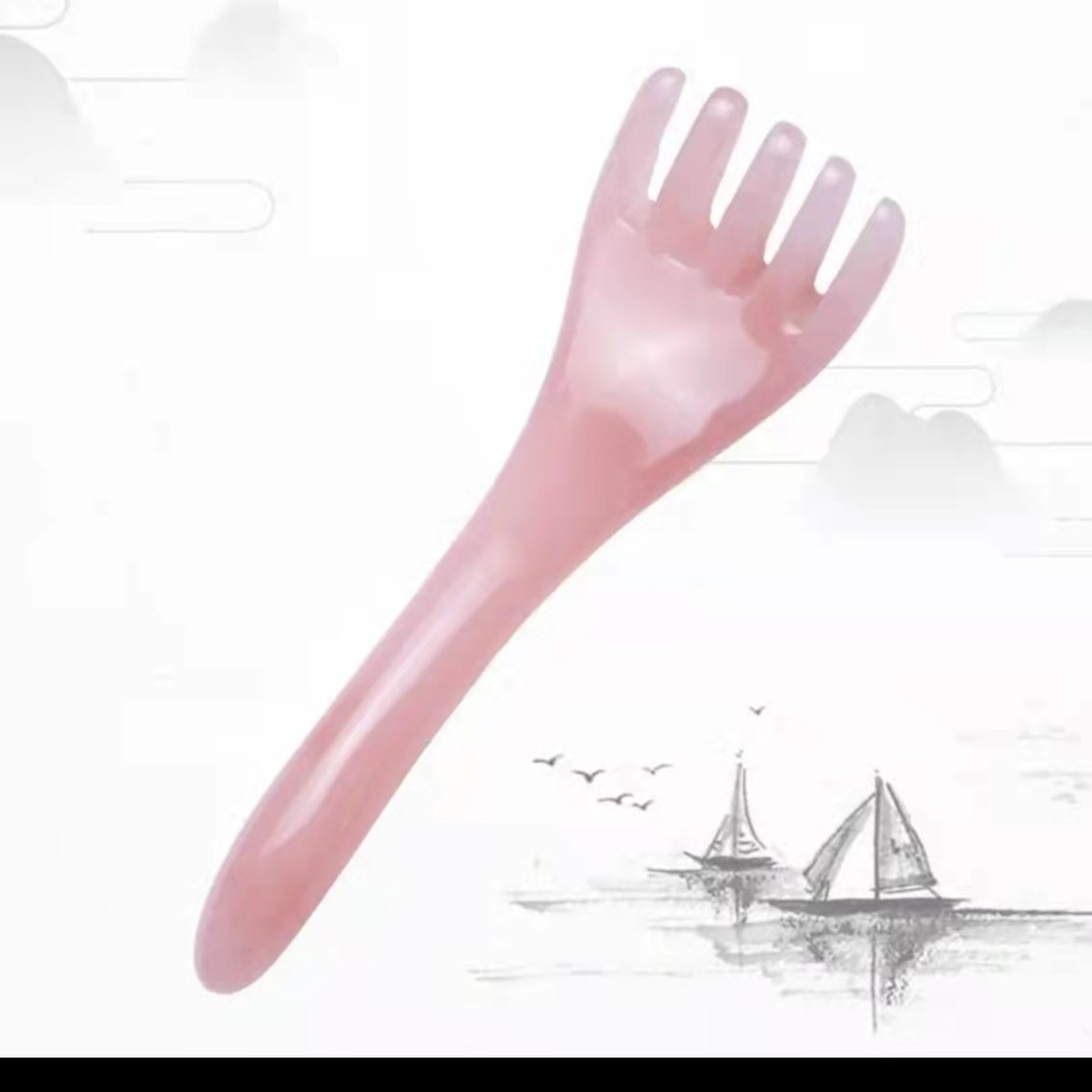 五爪头部按摩梳子