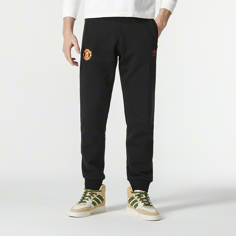 adidas阿迪达斯卫裤男裤2023冬季新款加绒运动裤子保暖长裤IK8709