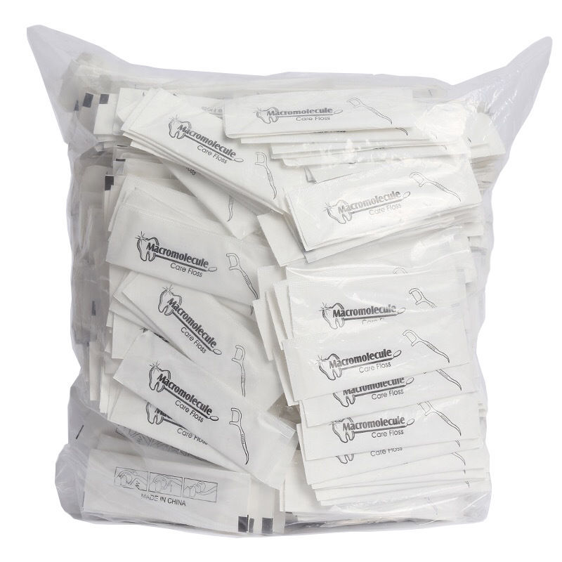 独立包装牙线棒家庭装一次性超细双头牙线高档牙签家用剔牙线真万