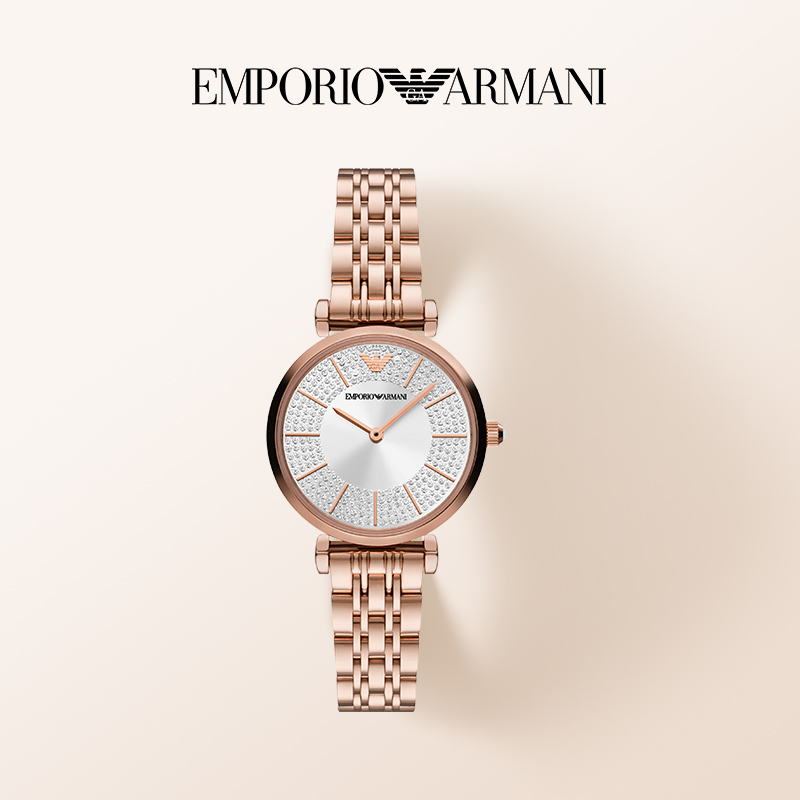 【店铺热销】Emporio Armani阿玛尼手表女镶钻奢华满天星表AR11446