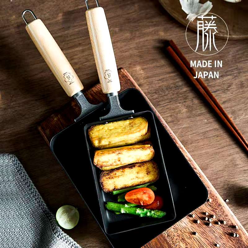 日本玉子烧铁锅柳宗理“匠”煎锅平底锅无涂层厚蛋烧早餐锅