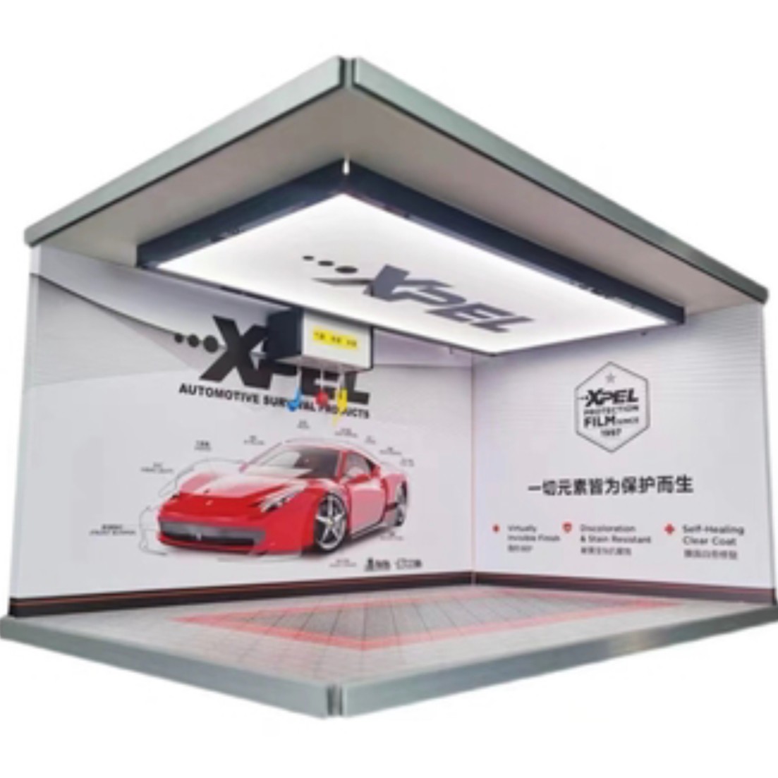 汽车模型场景 展示盒