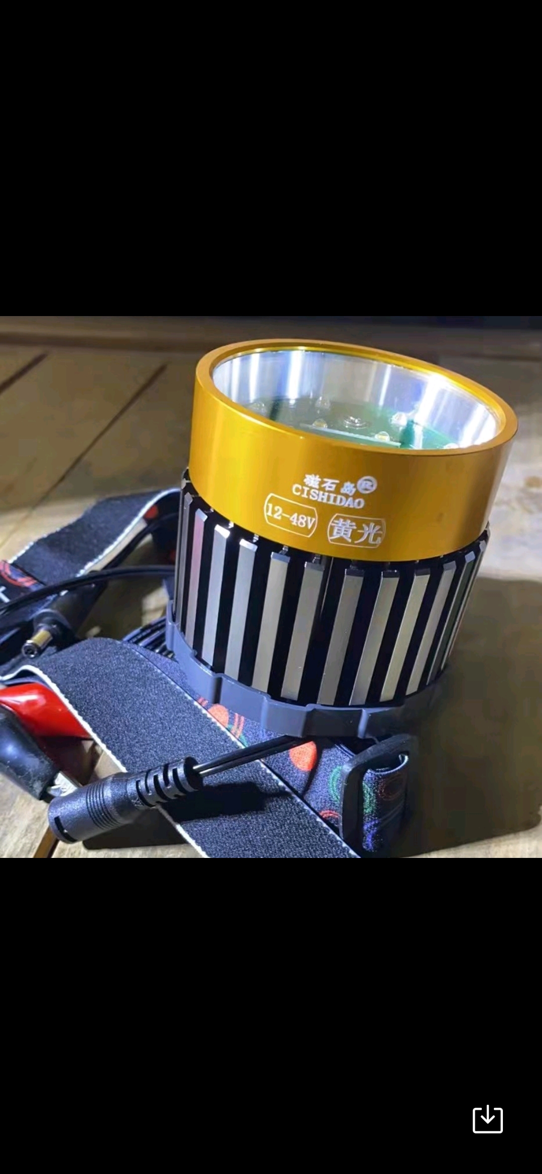 户外直播用大光斑头灯高亮度大泛光适合抓黄鳝赶海