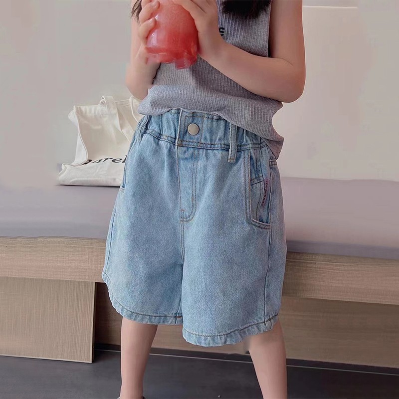 BORAHANKIDS  夏装男女童OUT牛仔五分裤牛仔中裤
