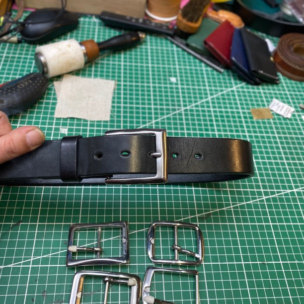 WANMUWANPI/顽木顽皮手工制作不锈钢皮带