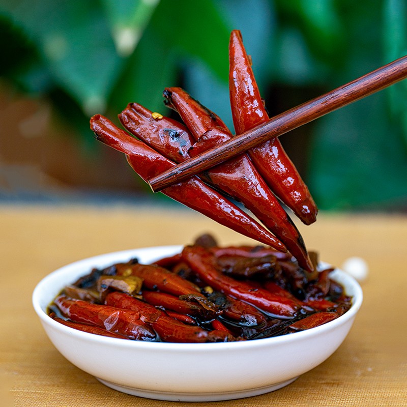 火烧辣子傣味云南特产美食下饭菜火烧小米辣泡菜香辣开胃泡辣椒