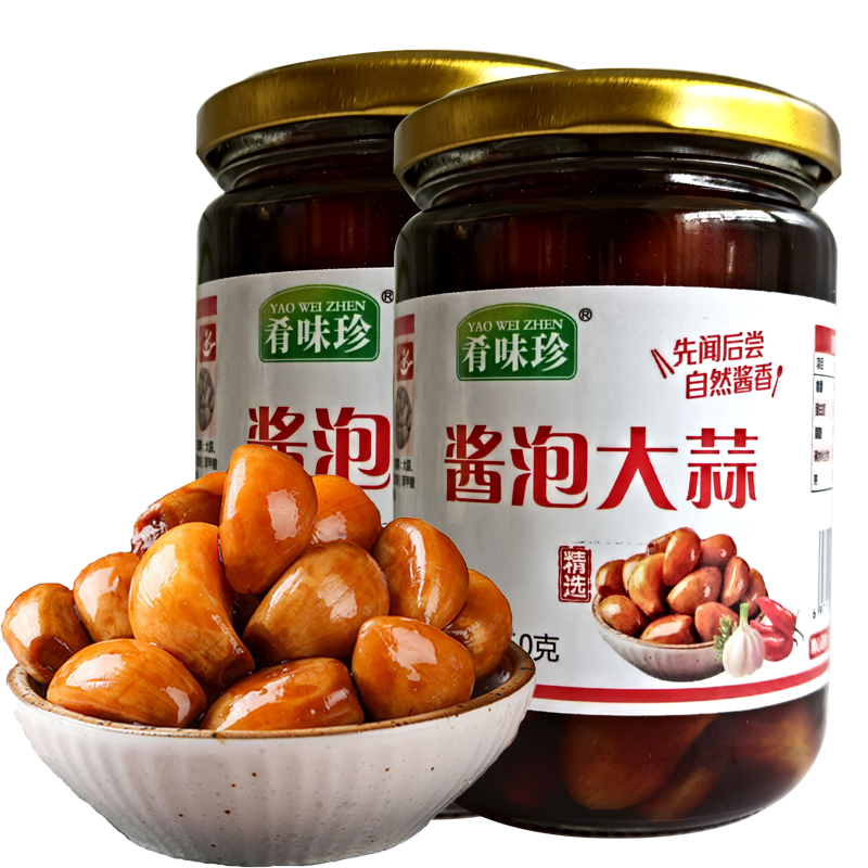 【达人专属】孙大婶佐餐佳品酱泡大蒜香脆350g