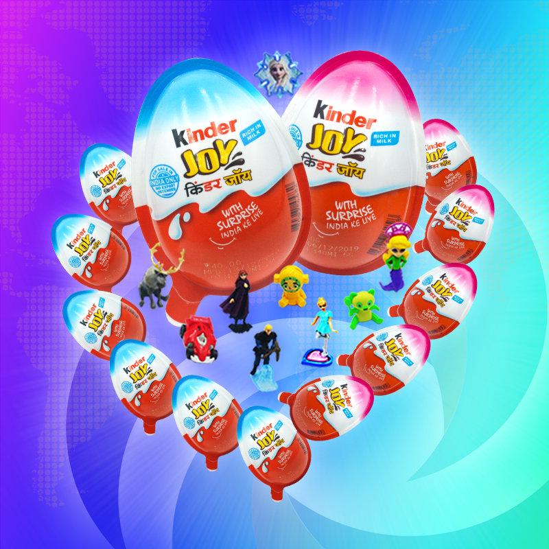 【宠粉福利】进口健达奇趣蛋玩具半边巧克力男生女孩儿童伴手礼米脆