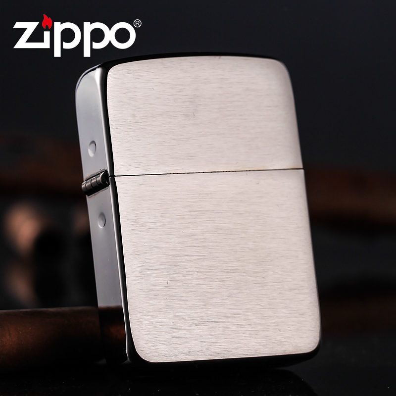 ZIPPO打火机1941拉丝复刻军机正版防风煤油男士礼物官方经典MBJ1