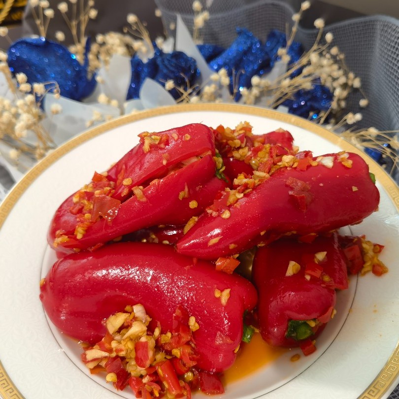 泡梗辣椒  顺丰包邮2斤腌辣椒酸辣下饭菜泡菜脆辣坛子辣椒