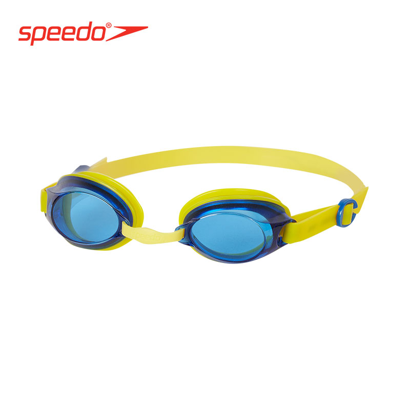 Speedo速比涛儿童经典泳镜25新品可调节鼻架密封大框高清防水防雾