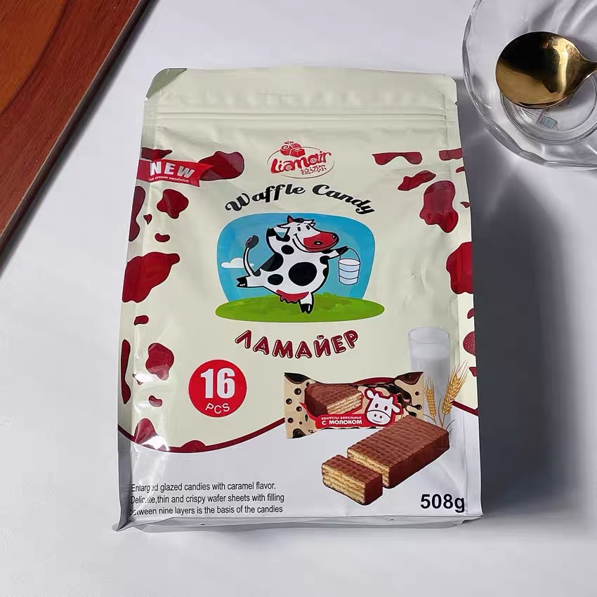 （WD）拉迈尔牌巧克力威化饼干俄罗斯进口508g