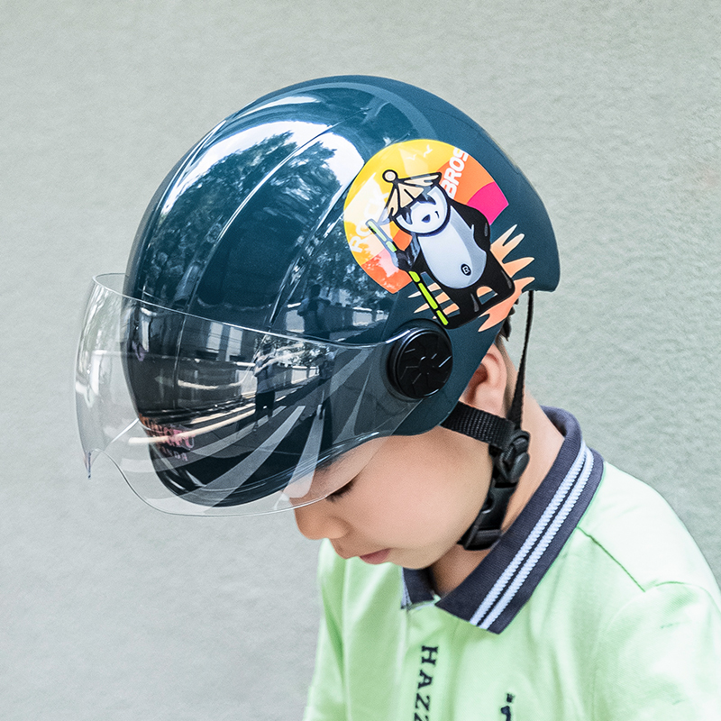 洛克兄弟儿童自行车头盔男女孩宝宝滑步车轮滑安全帽骑行装备护具