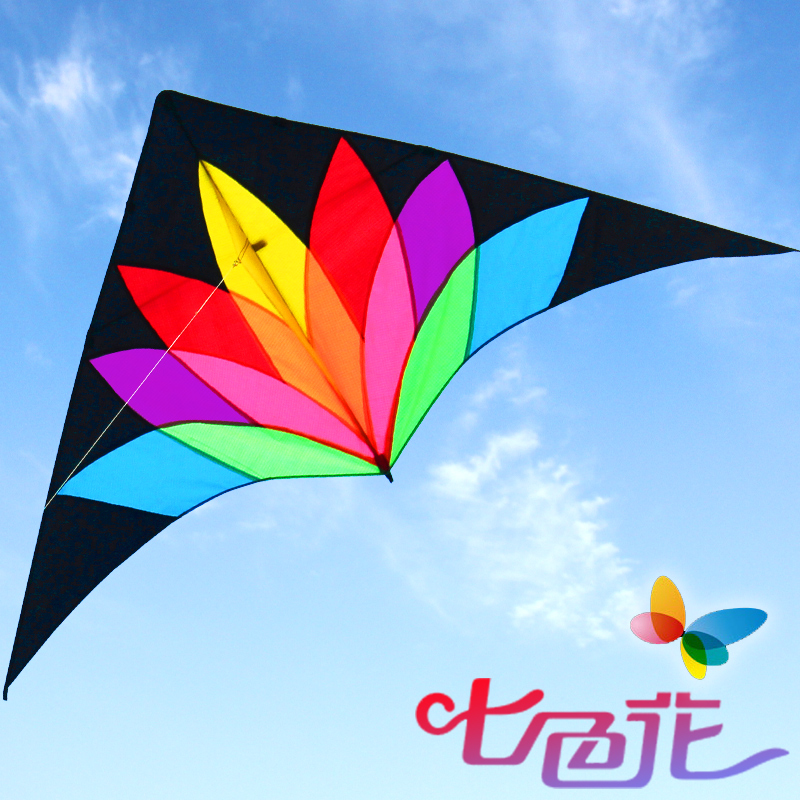 Baite/百特2022风筝新款潍坊精品七色花成人微风易飞大型
