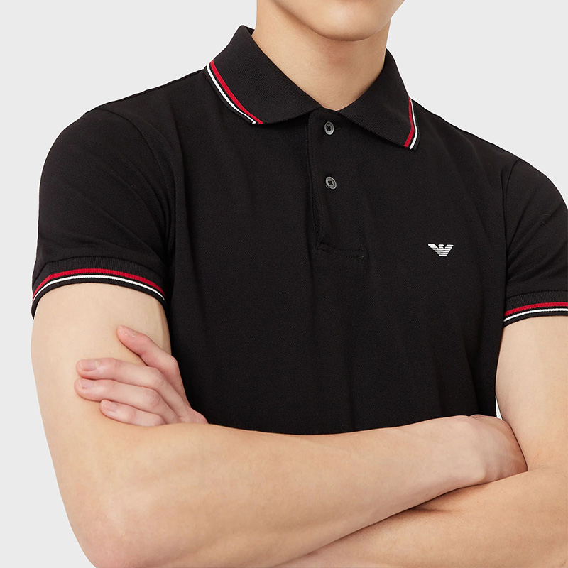 Emporio Armani/安普里奥·阿玛尼男士时尚休闲短袖POLO衫新款半袖