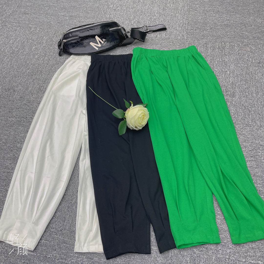 茜茜の恋爱舞服饰 夏季纯色哈伦休闲裤  8178#舒适