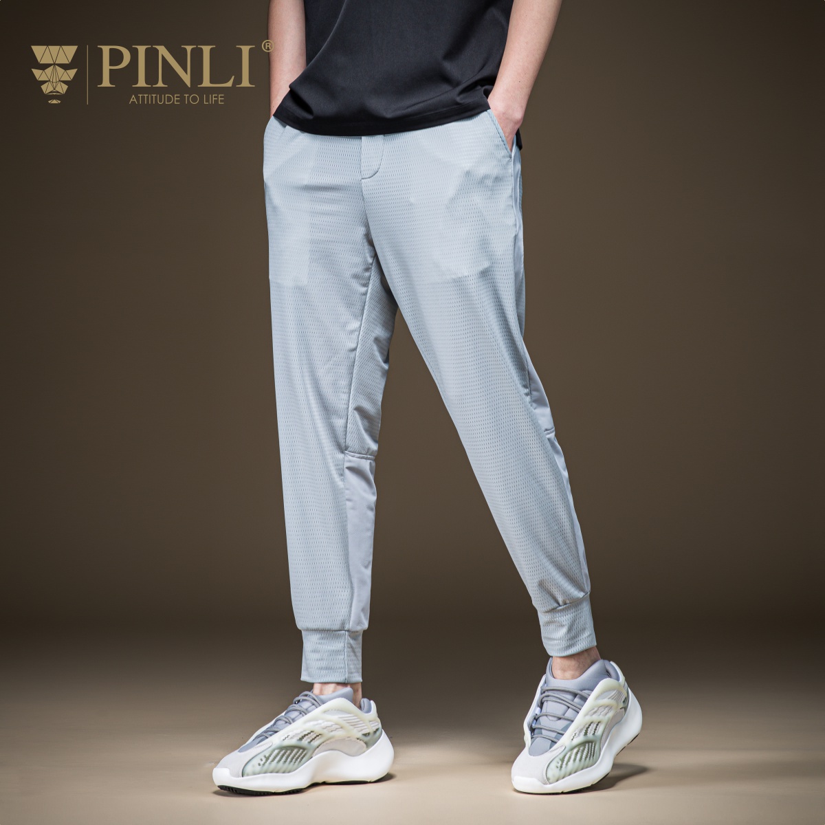 PINLI品立休闲裤B202917585
