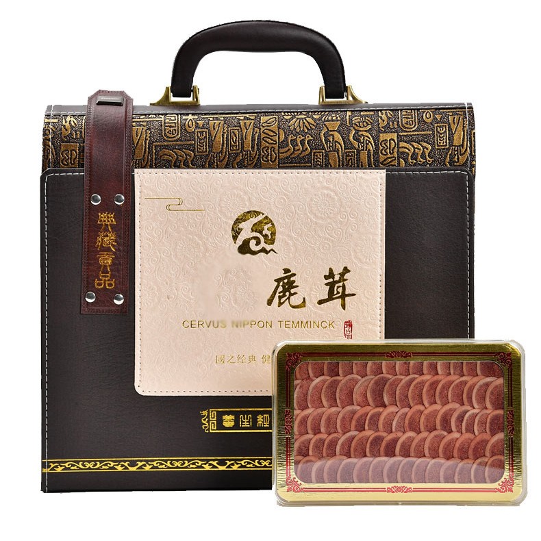 鹿茸片礼盒装东北年货送长辈礼品高档鹿茸长白山中秋节日送礼
