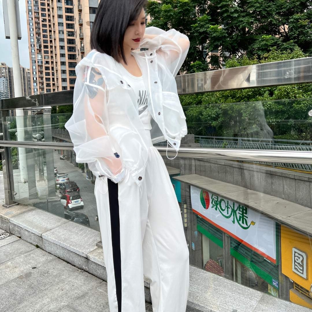 选择对应的价格陌上瑾潮牌夏季女装外套套装