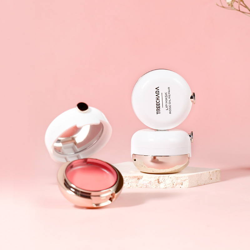 拍1发2 泰国进口玫瑰精油唇膜 滋润保湿补水修复淡化唇纹润唇膏盒