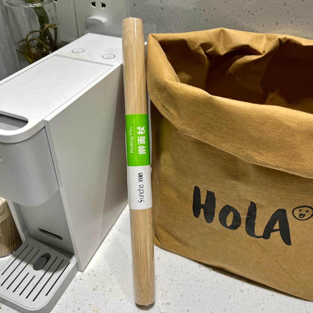 Suncha/双枪双枪榉木擀面杖30cm家用厨房用简约便携创意多功能