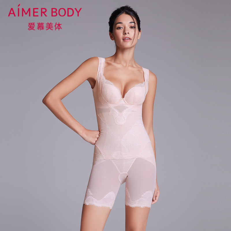 AIMER/爱慕胶原美塑塑身衣提臀塑形束腰托胸美体收腹裤AD350192
