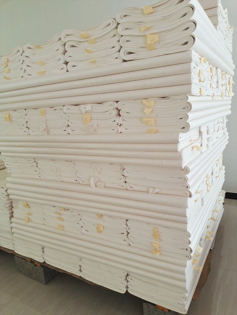 【加厚创作品】50张八尺匹124*248CM半生熟檀皮书画纸