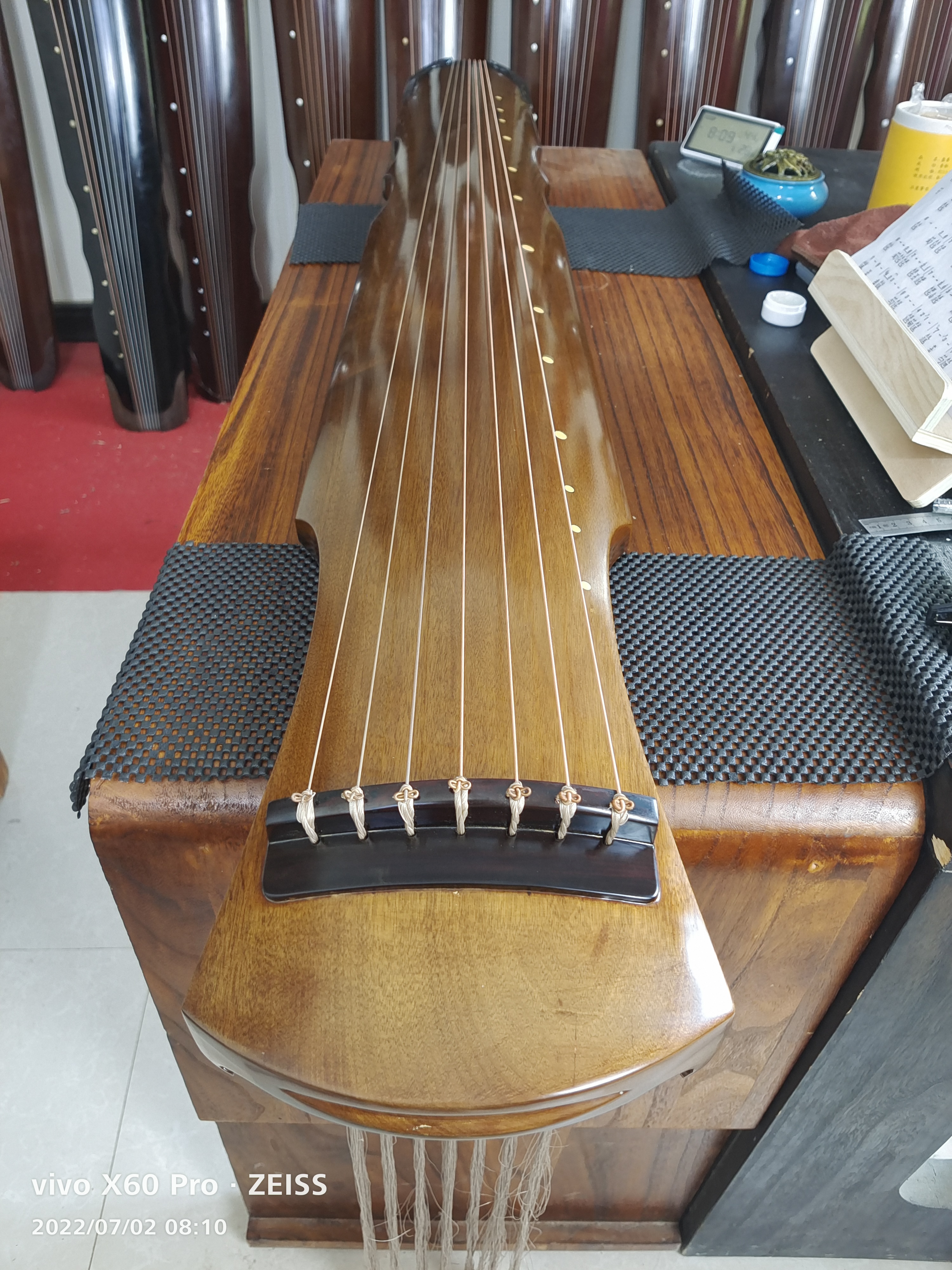灵韵古琴  高端收藏级古琴，专业演奏款，高端品质，伏羲式，焦叶式