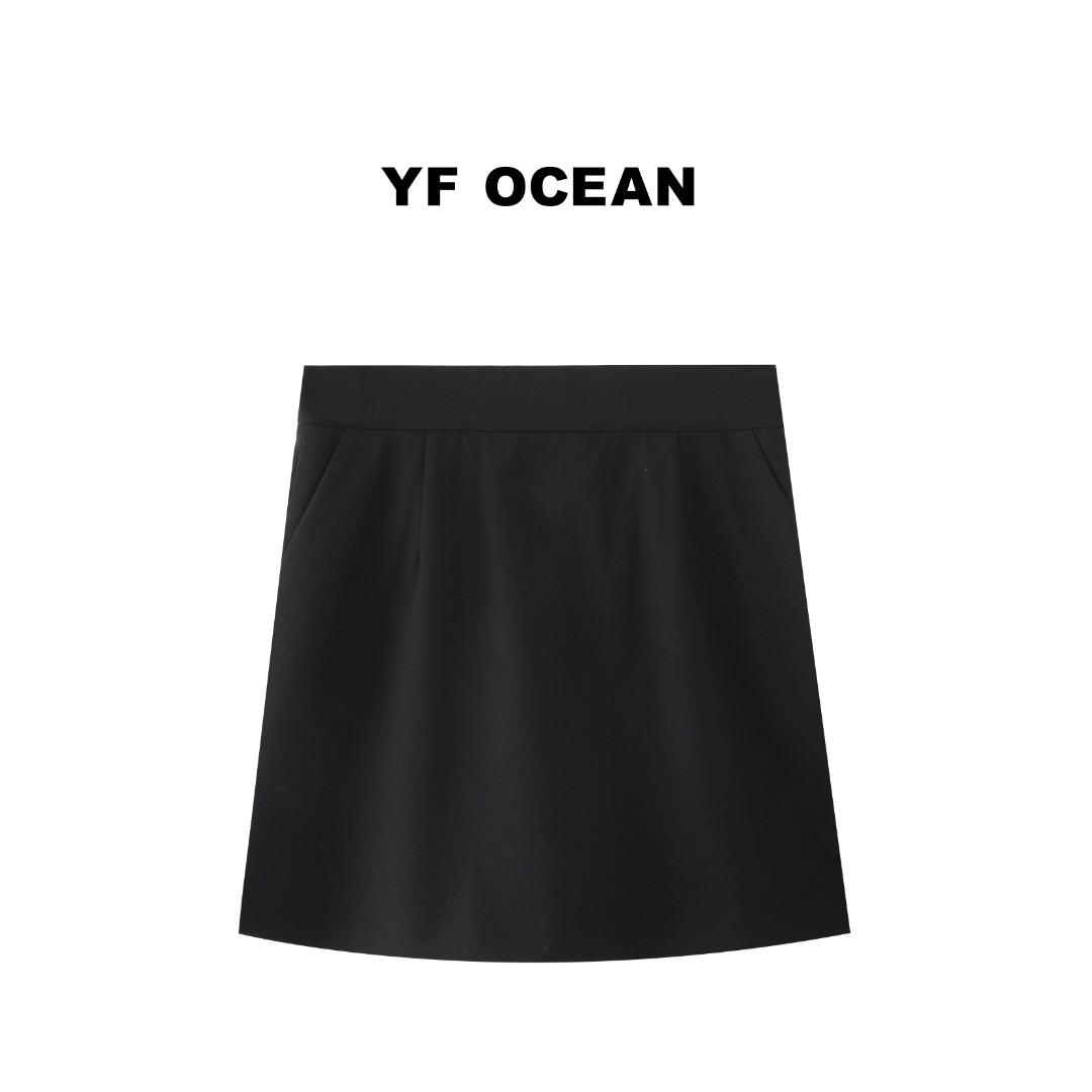 【 Y F 】推荐 2022夏款 谁穿都显瘦的后松紧腰裙半身裙