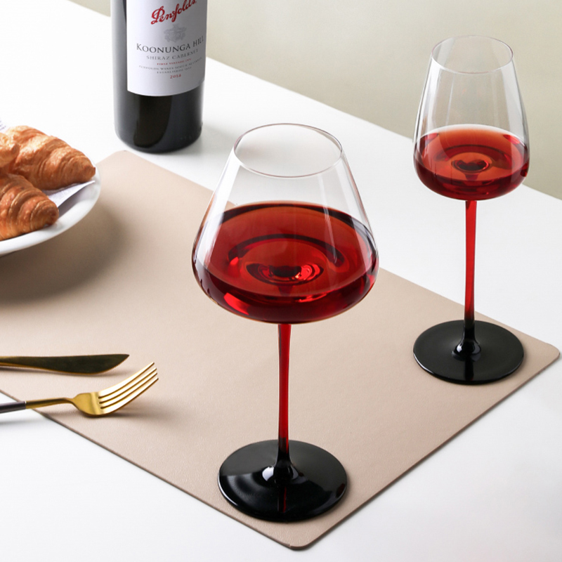 态生活轻奢红酒杯大号黑领结勃艮第红酒杯法式高脚杯送礼