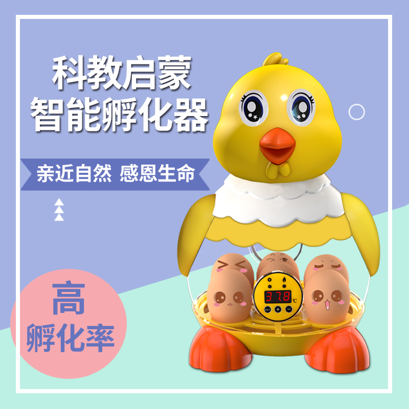 新伟达迷你全自动智能儿童小鸡小型孵化器全自动家用2023款