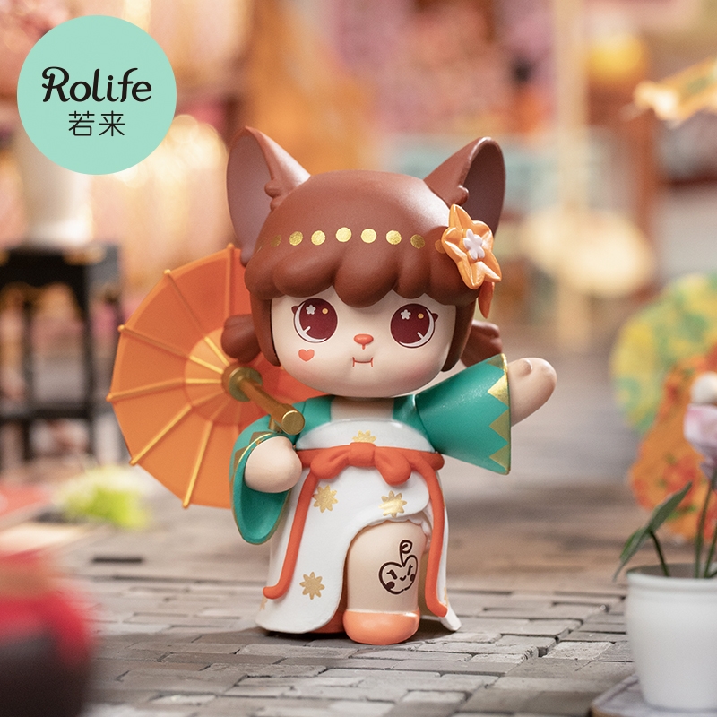 正品rolife若来HanhanNai乃憨小小江湖盲盒网红新款直播同学伸缩