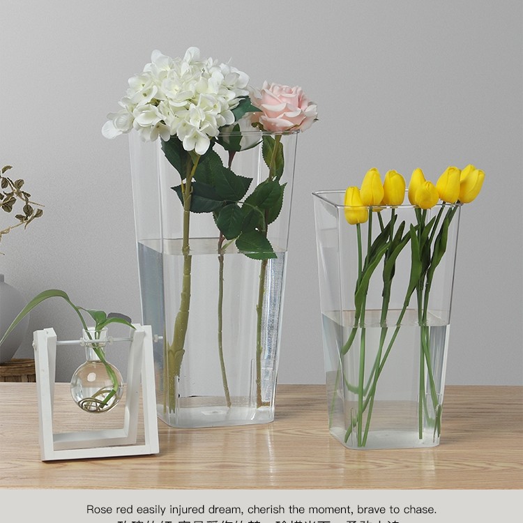 亚克力透明醒花桶花店专用家用鲜花养花桶塑料装泡花插花花店用品
