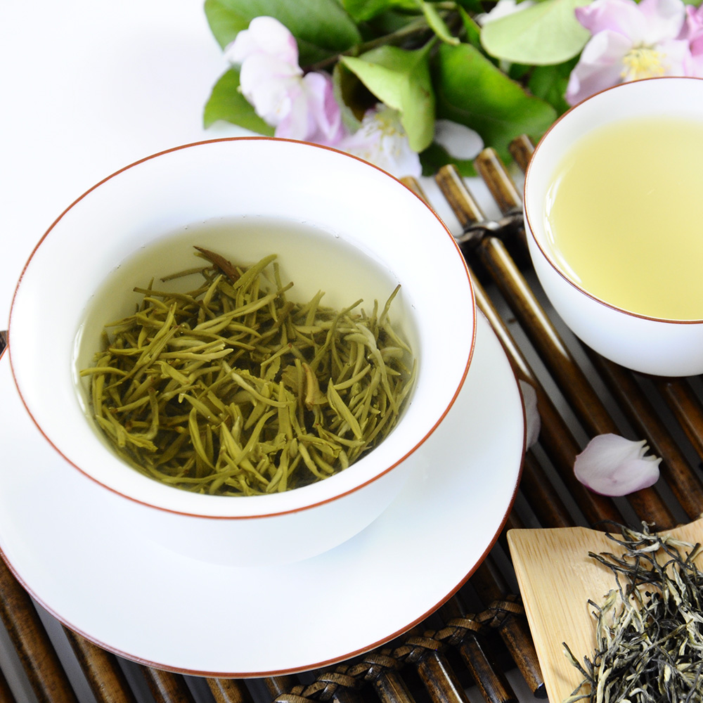 细条川香银针四川茶叶2025新茶浓香茉莉花茶清泉御茗飘雪罐装