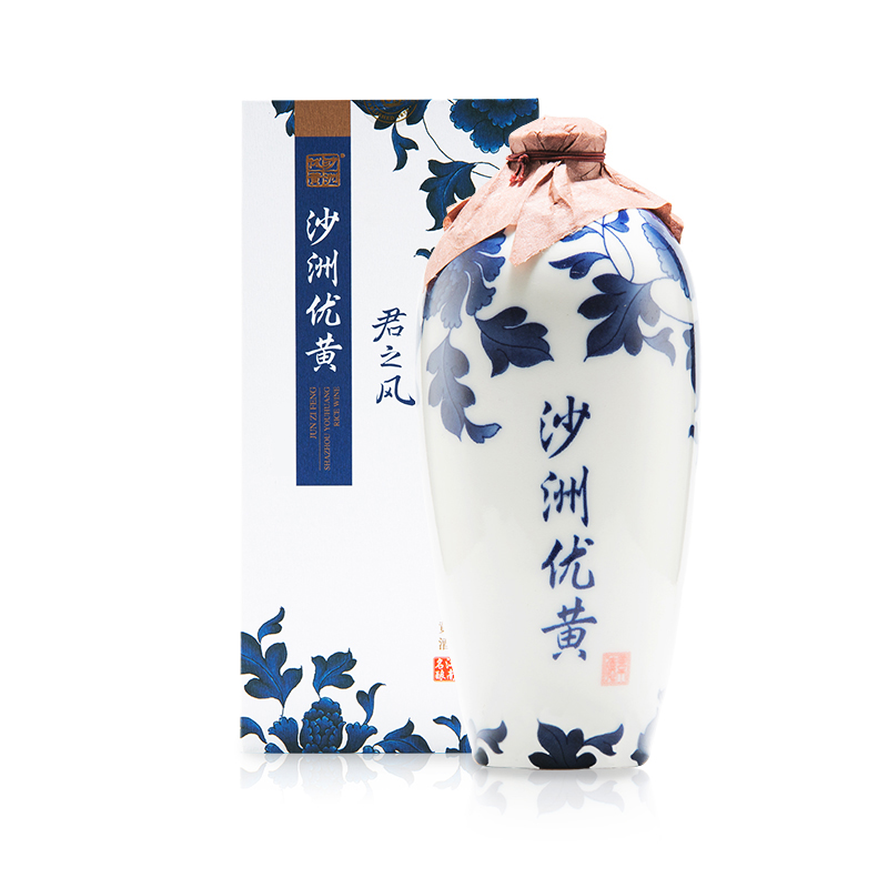 沙洲优黄十年陈酿工艺君之风黄酒700ml单盒