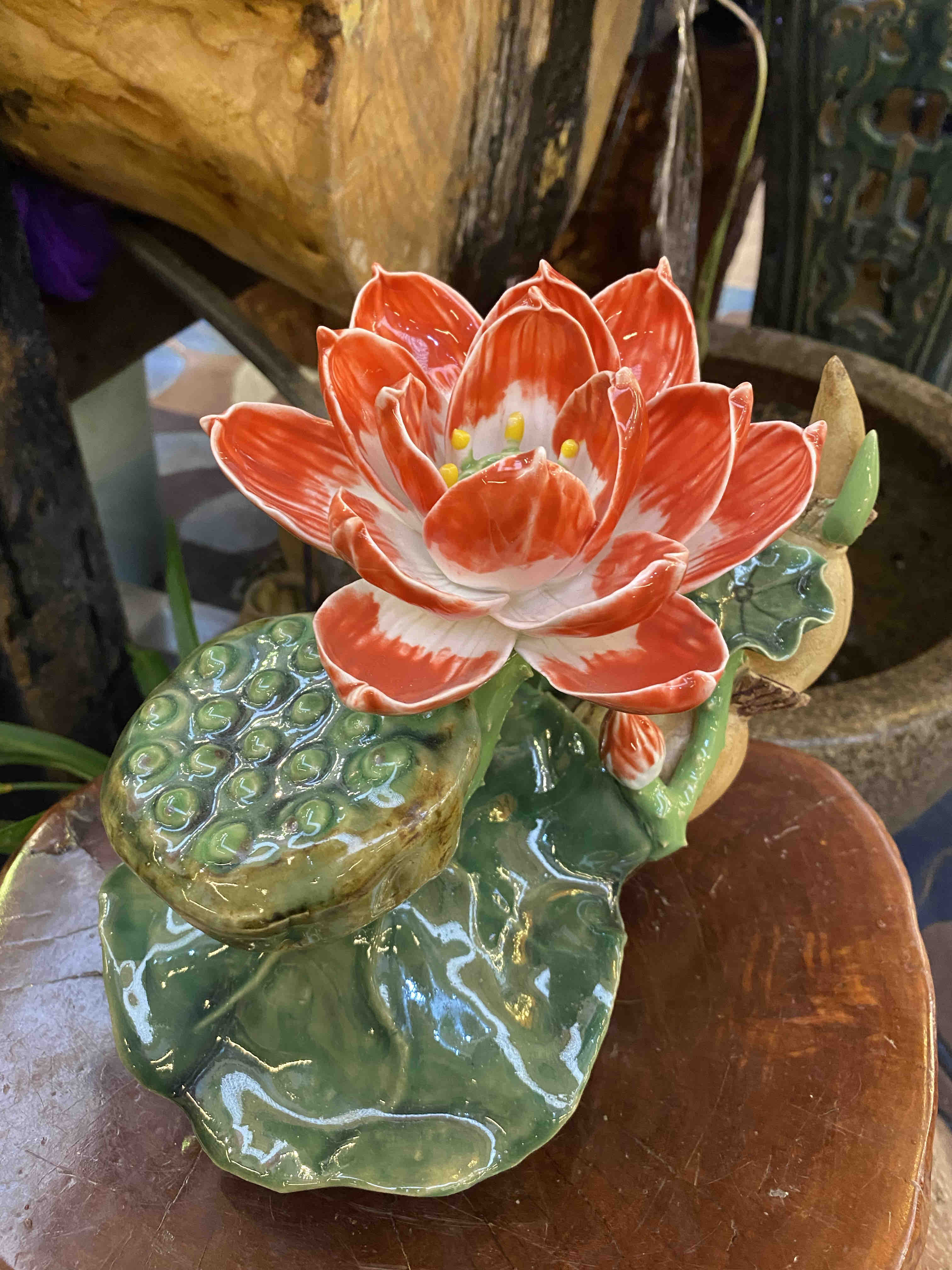 《好运连连》陶瓷莲藕荷花