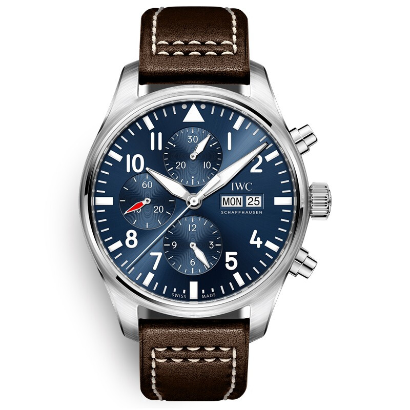 99新 IWC/万国 飞行员蓝盘43mm/IW377714/小王子自动机械计时男表