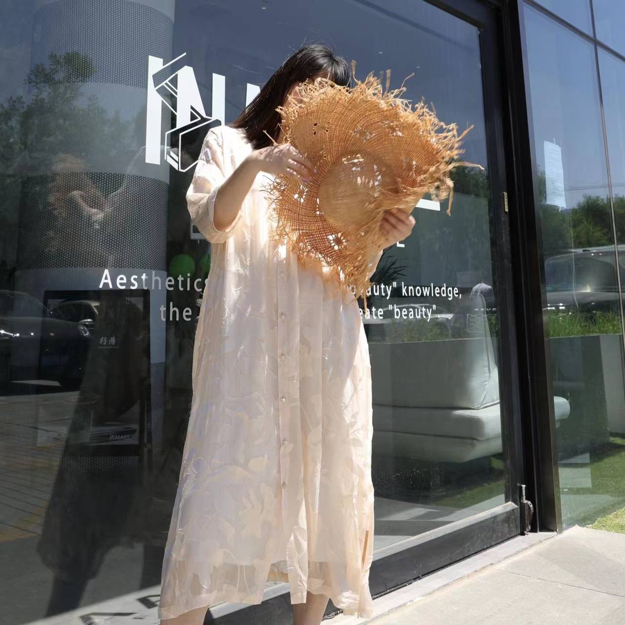 【抖音专属】衬衫连衣裙（21707208-弗肯红）