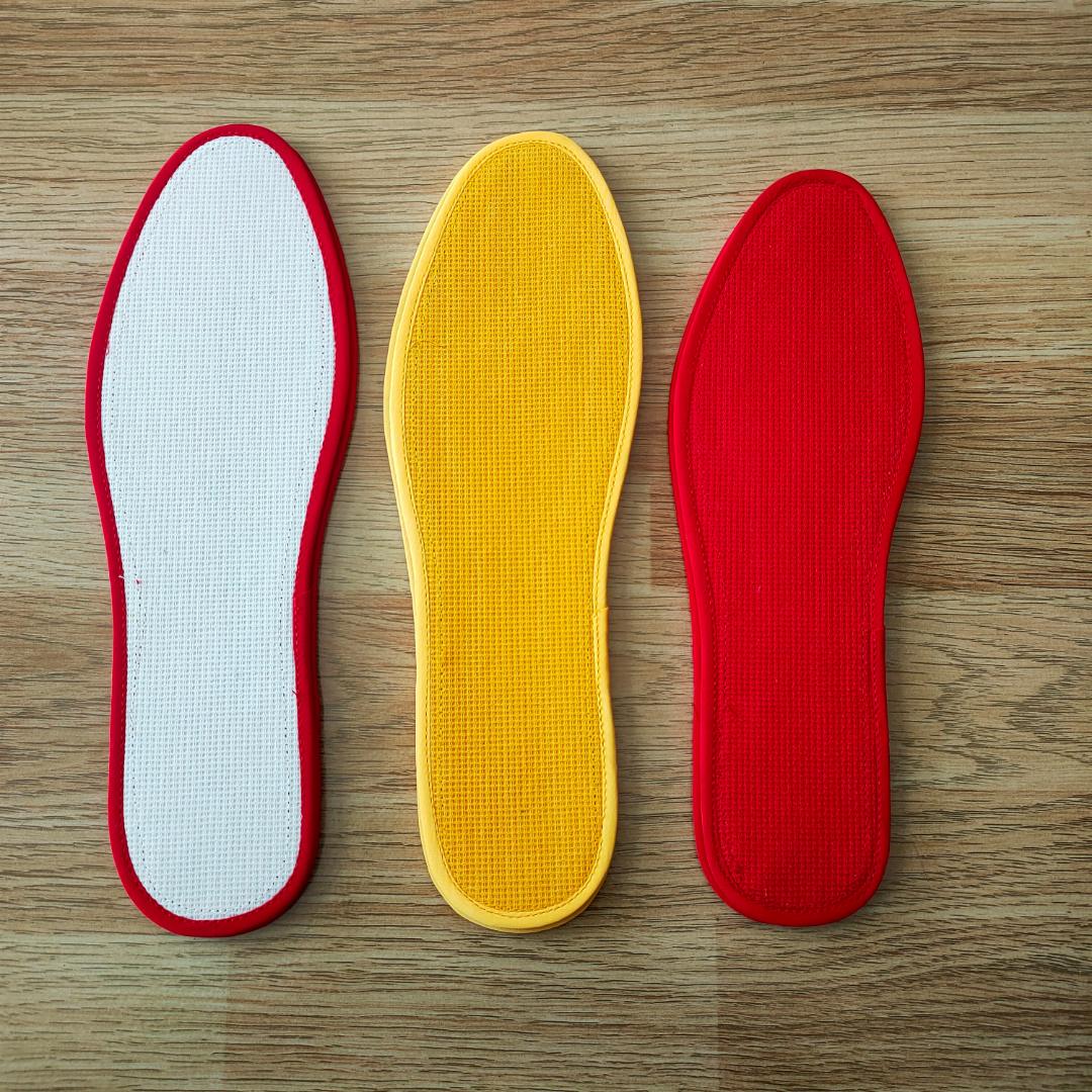 纯棉六层手工摸禙中格网眼布半成品婚庆日常鞋垫鞋垫子透气吸汗